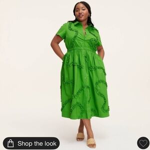 Ribbon Short Sleeve Midi Shirtdress
- kate spade new york x Target Green L
